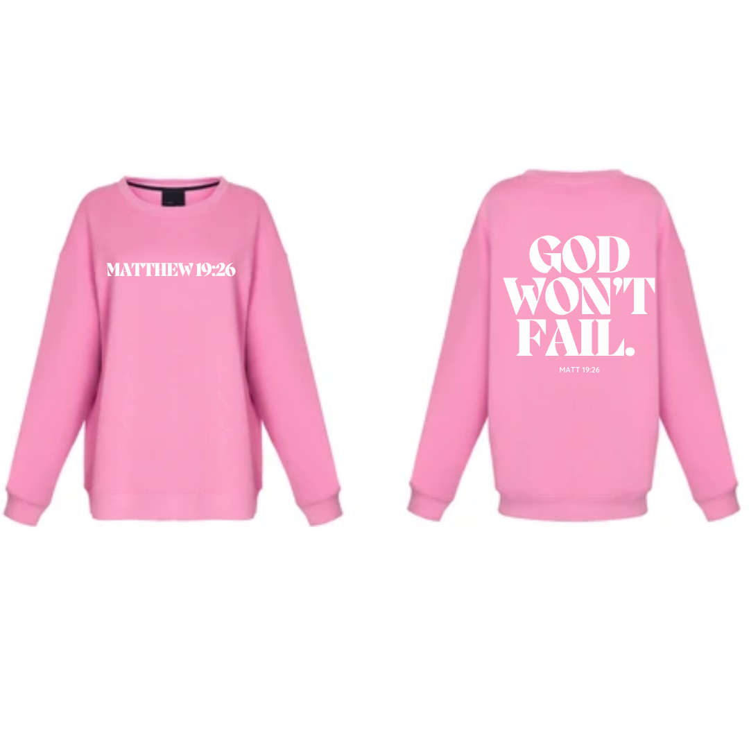 Matt 19:26 Sweatshirt