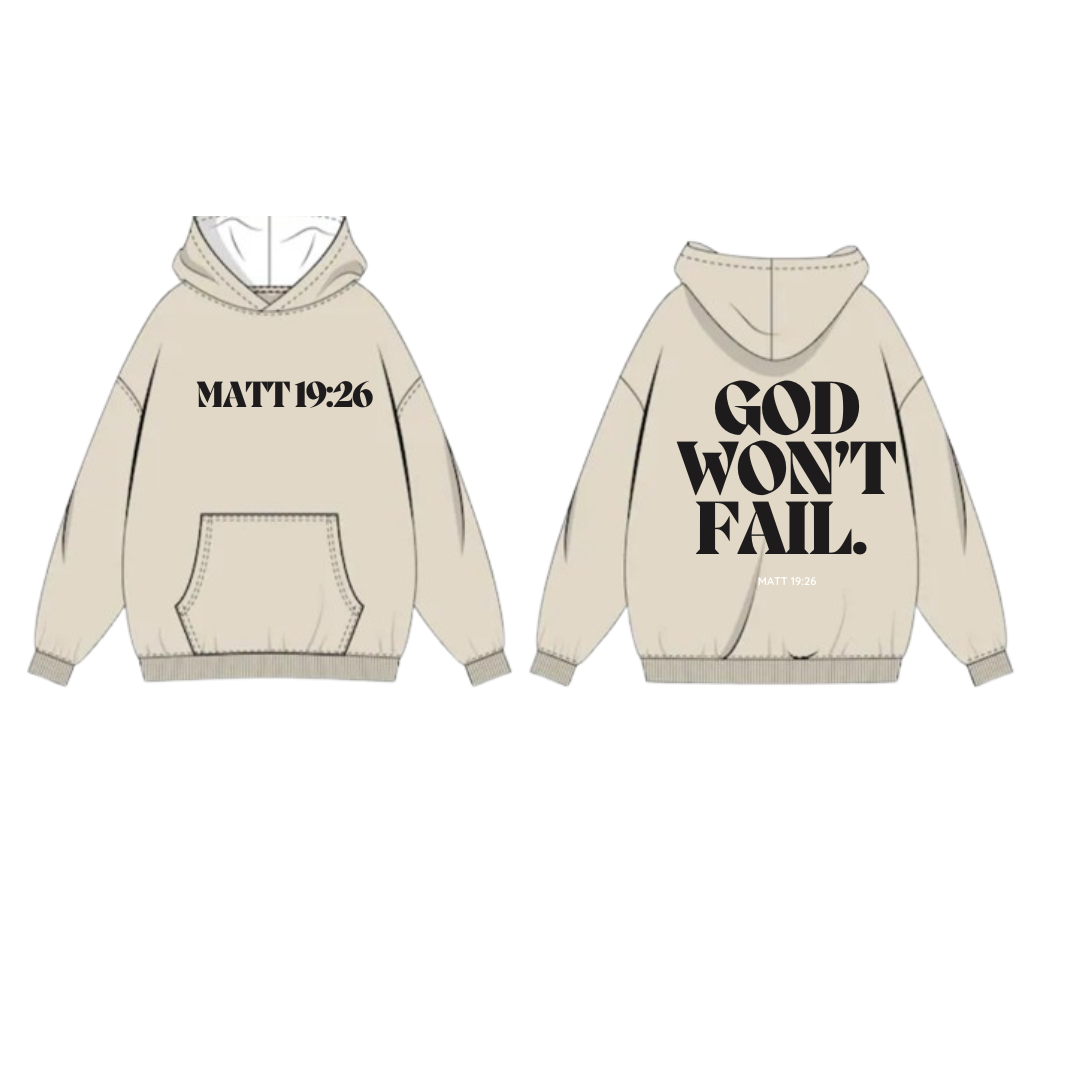 Matt 19:26 Hoodie